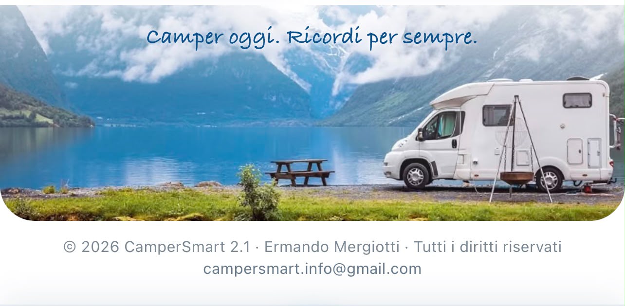 Camper oggi. Ricordi per sempre.